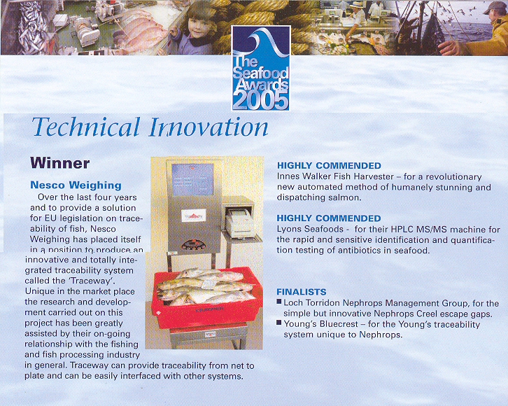 TraceFish Exhibition 2004